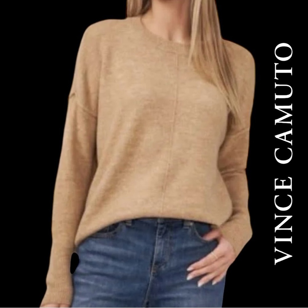 Vince Camino (NWT) Drop Shoulder Sweater, Size Large
